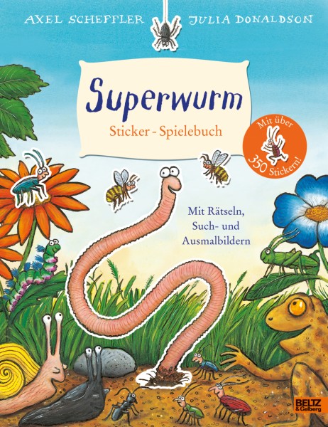 BELTZ / Superwurm. Sticker-Spielebuch