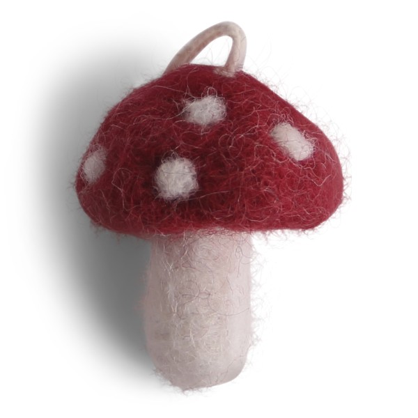 Gry & Sif / Mini Mushrooms Red - set of 5