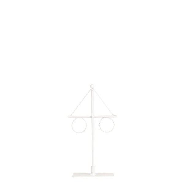 Storefactory / Midsommarstång / Small white midsummer maypole / 12 × 6 × 22 cm