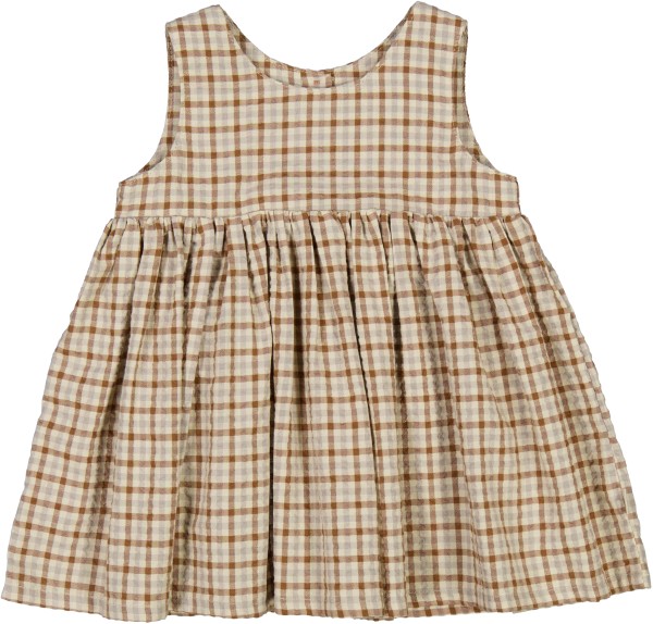 Wheat / Pinafore Wrinkles / golden dove check
