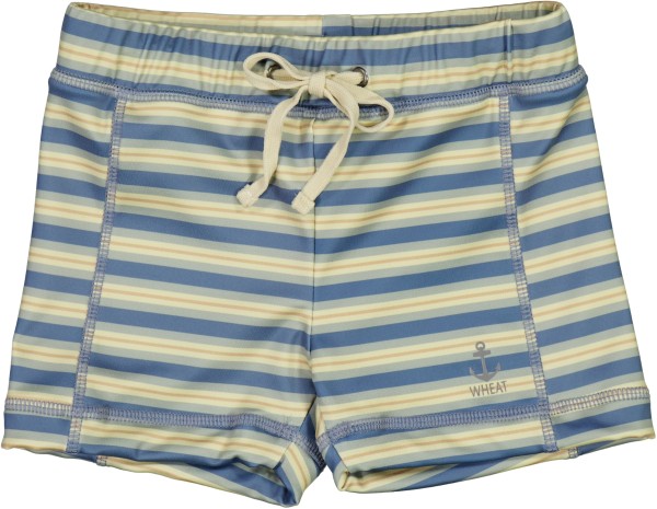 WHEAT / Swim Shorts Ulrik / bluefin stripe