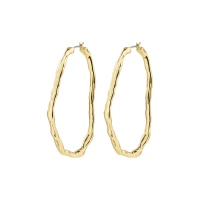 Pilgrim / 'LIGHT recycled Hoops / gold-plated Spring / Summer 2024