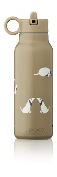 Liewood / Falk Water bottle 350ml / Dog - Oat Mix