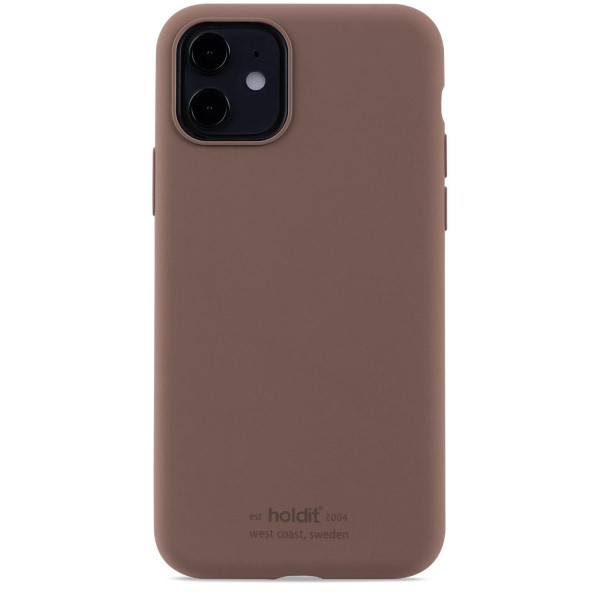 holdit / Silicone iPhone Case / Dark Brown