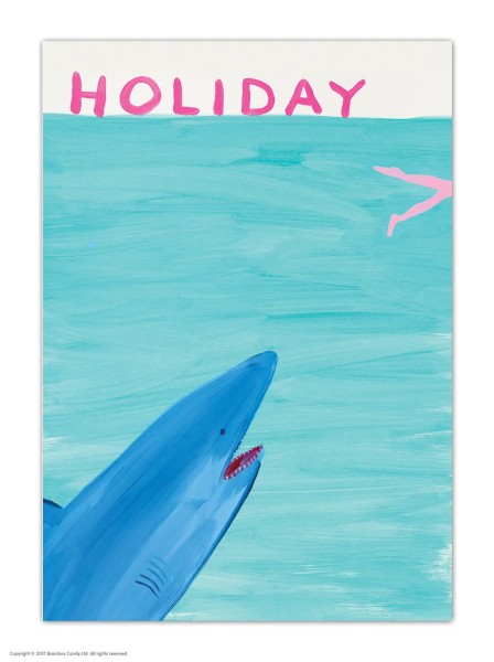 David Shrigley / Postkarte / Holiday