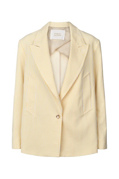 Rabens Saloner / Easy tailoring jacket - Loza / Yellow stripe