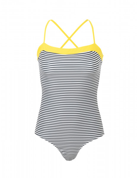 Mads Nørgaard &quot;Ibiza Swimma&quot; Black/White/Soft Yellow