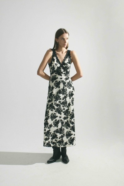 MbyM / Beverly-M Robbia Print Dress / Robbia Print