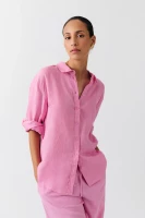 Gina Tricot / Linen shirt / Light Pink Spring / Summer 2024