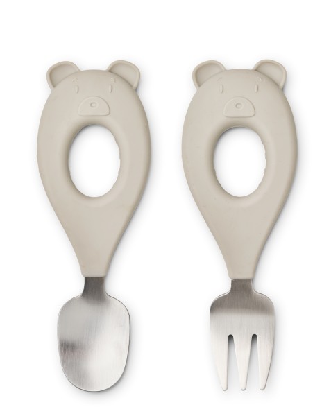 Liewood / Stanley baby cutlery set / Mr bear / Sandy