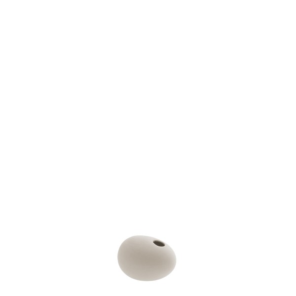 Levide - Beige egg-shaped vase