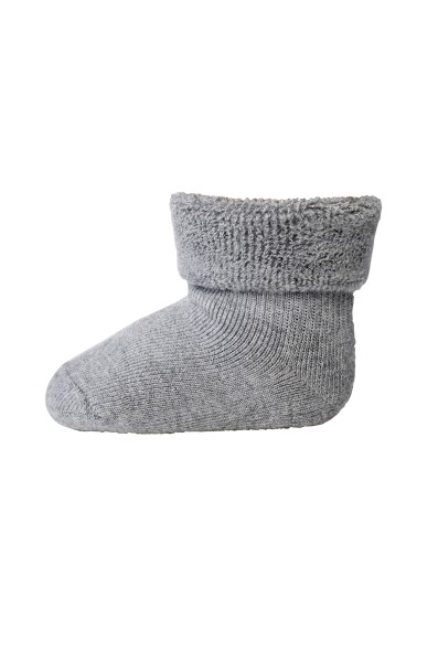 mpDenmark, Plain Baby Terry socks, Grey