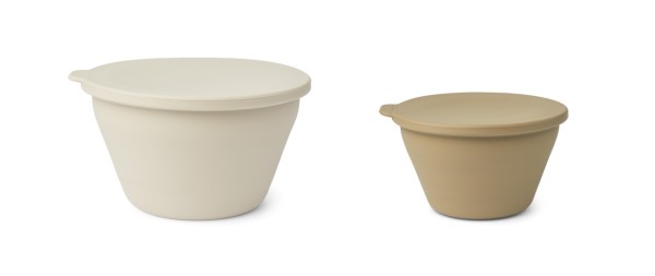Liewood / Dale foldable bowl set / Sandy / oat Mix