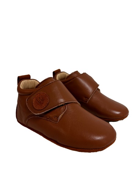 Wheat / Dakota Leather Indoor Shoe / amber brown