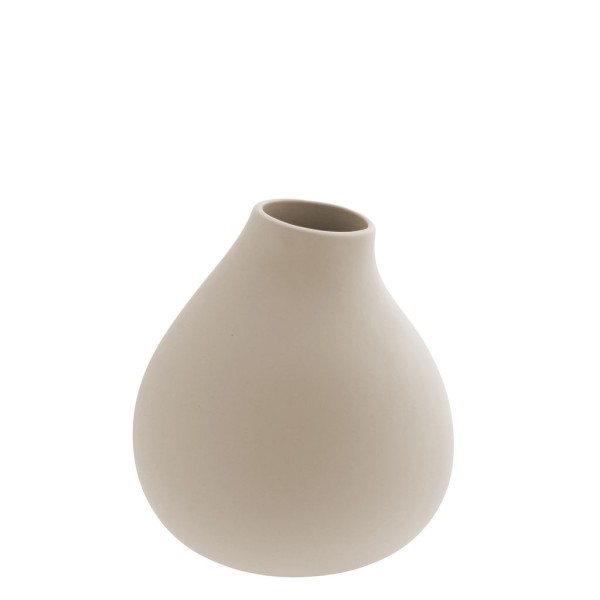 Källa - Large beige tall ceramic vase