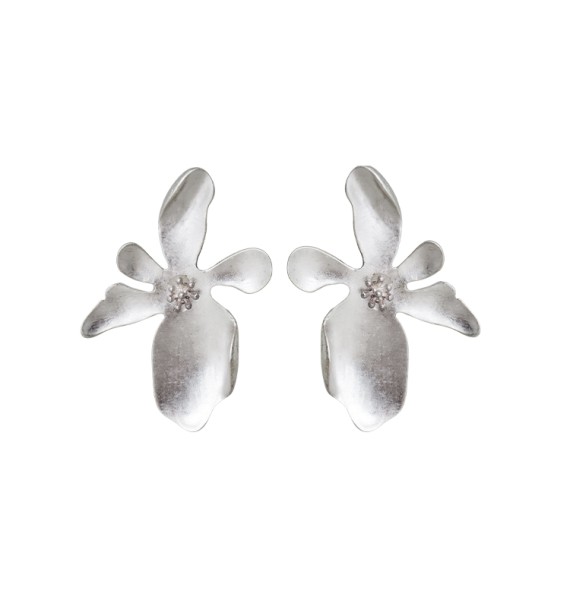 WOS / Daisy lu earrings silver