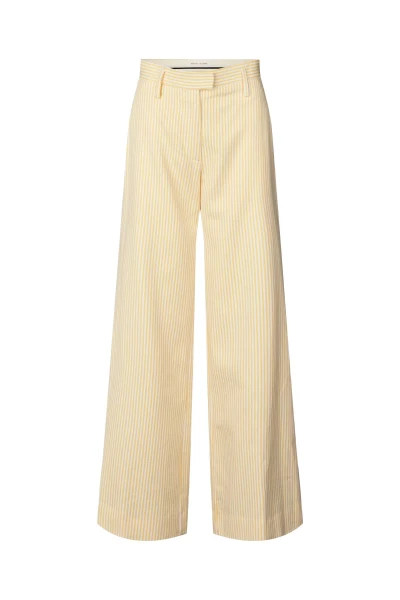 Rabens Saloner / Easy tailoring pant - Julla / Yellow stripe