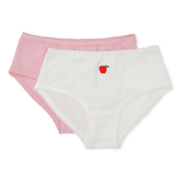 Konges Sløjd / Basic 2 Pack Girl Underpants Gots / Sweet Lilac/White