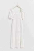 Gina Tricot / Puff sleeve midi dress / Off White Spring / Summer 2024
