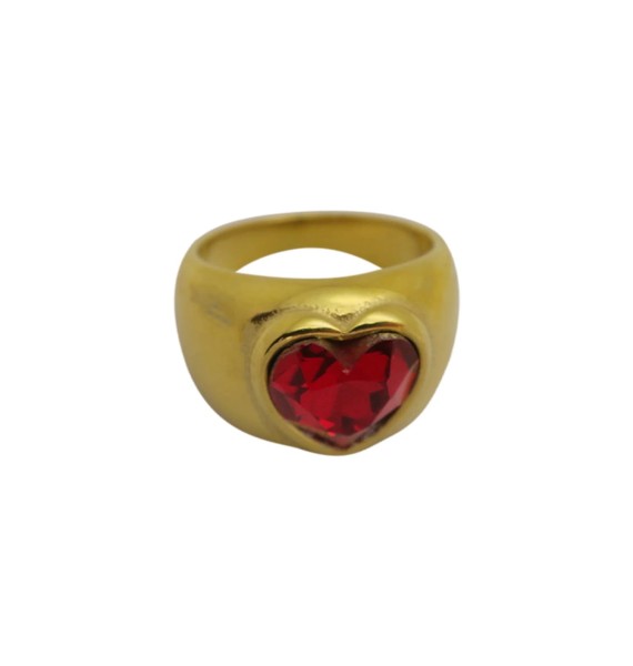 WOS / Red amore Ring gold