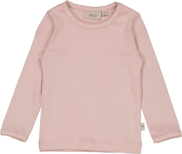 WHEAT,Basic Girl T-Shirt LS, Rose Powder (62-92)