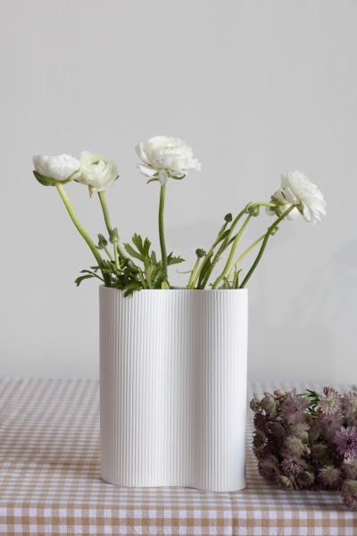 Storefactory / BUNN white ceramic vase