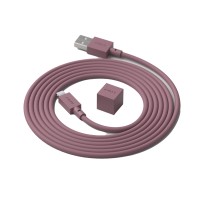 AVOLT / Cable 1 Rusty Red USB A to Lightning Cable 1 ist ein praktisches USB-A zu Apple Lightning Ladekabel in stylischen Farben.