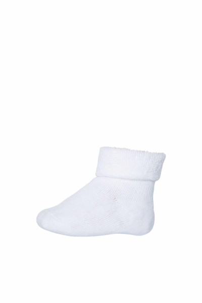 mp, Cotton Baby Sock, White