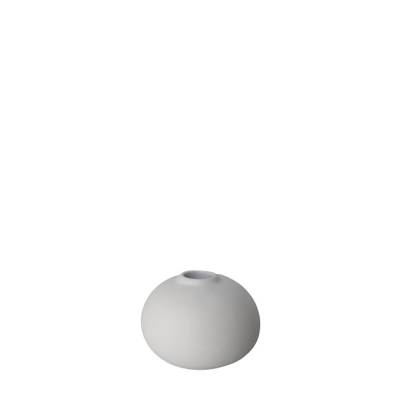 Storefactory / Källa / Light grey candlestick / 10 × 10 × 6 cm