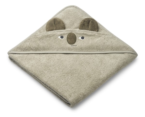Liewood / Augusta hooded towel / Koala / mist