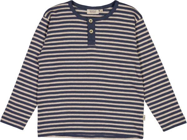 Wheat / T-Shirt Morris / Sea Storm Stripe