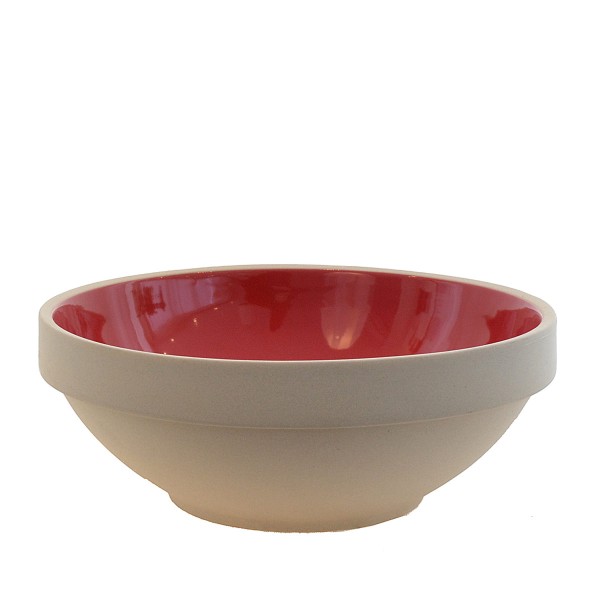 Källna - Beige/red bowl