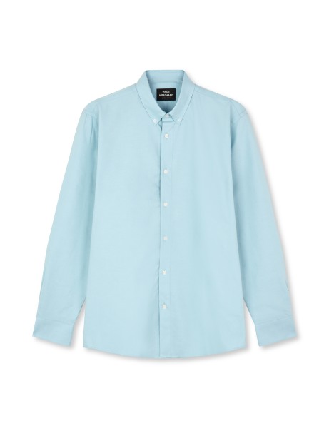 Mads Nørgaard / Cotton Oxford Sune Shirt BD / Dream Blue