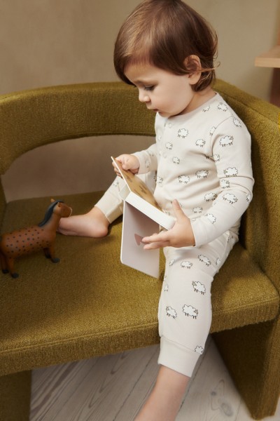 Liewood / Birk printed pyjamas jumpsuit / Sheep / Sandy