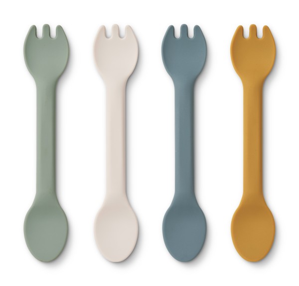 Liewood / Jan in Cutlery Pack / Faune green multi mix