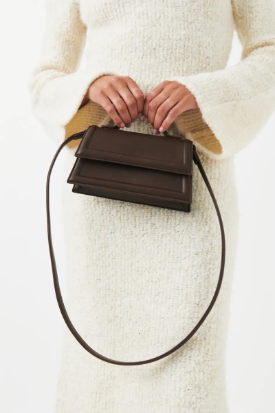 Gina Tricot / Mini crossbody bag / Chocolate brown