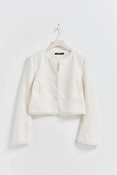 Gina Tricot / Boucle jacket / Off White