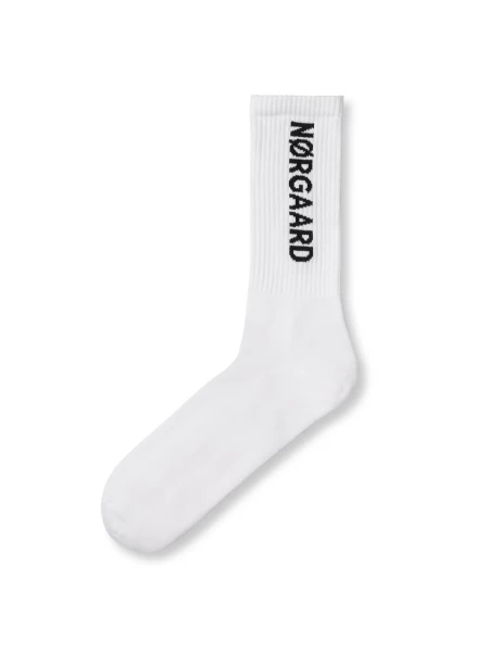 Mads Nørgaard / Cotton Tennis MN Classic Sock / White