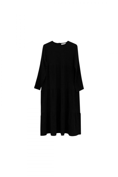I dig denim / Sidney Muslin Long Dress / Black