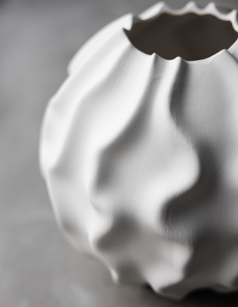Storefactory / MALMBÄCK large white ceramic vase