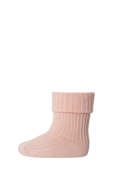 mpDenmark, Cotton rib baby socks, pink