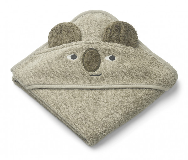 LIEWOOD / Albert hooded towel / Koala/mist