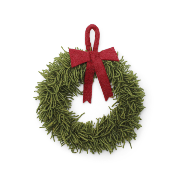 Gry & Sif / Small Wreath w/Red Bow