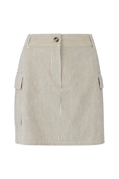 Gina Tricot / Striped skirt / White/Stripe