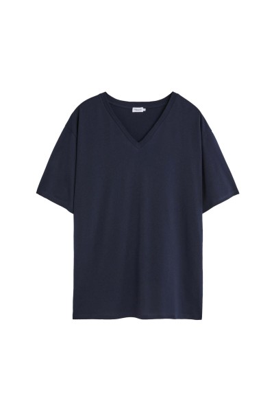 Filippa K / Soft Cotton V-neck T-shirt / Navy