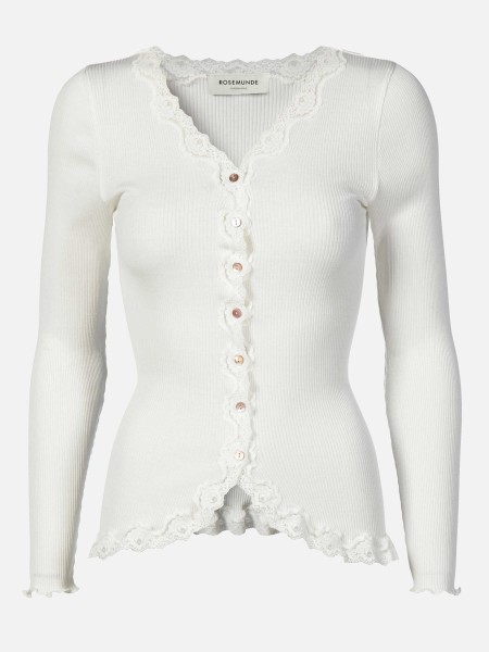 Rosemunde / Vintage Lace Cardigan / New White