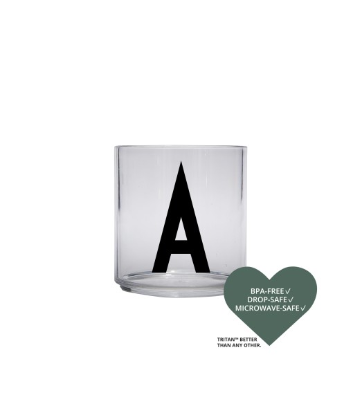 Design Letters / Kids Personal Drinking Glass / A