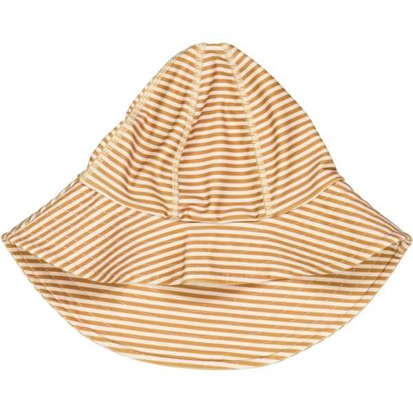 Wheat / UV Sun Hat / Golden Green Stripe