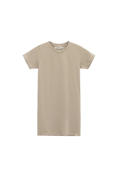 I dig denim / Stowe T-shirt Dress Organic / Beige
