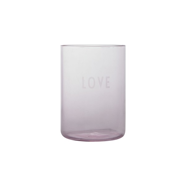 Design Letters / Favourite drinking glass / Rose LOVE